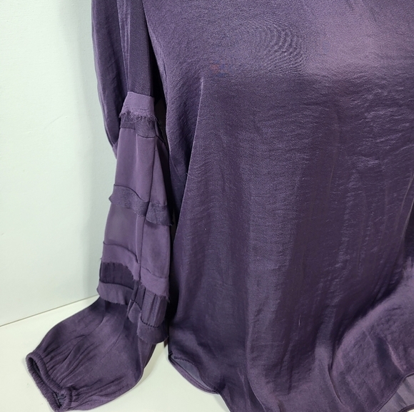 Simply Vera Vera Wang Purple Top - Picture 3 of 7